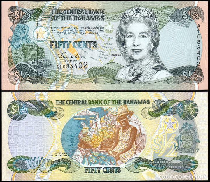 BAHAMAS 50 CENTS 2001 UNC