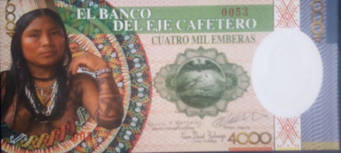 Billete conmemorativo Banco Eje Cafetero