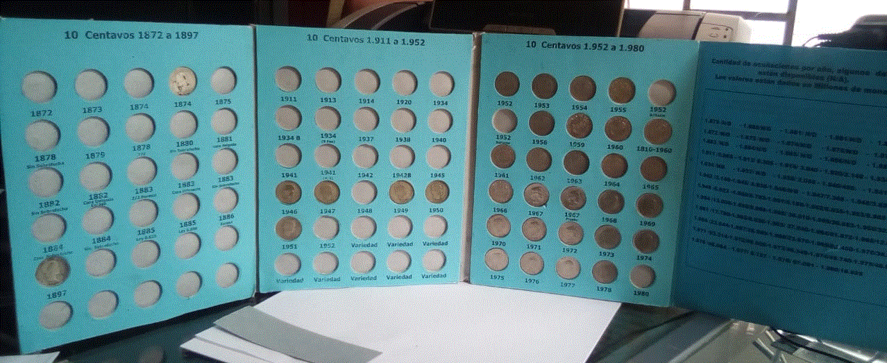 Paginas Interiores Coleccionador 10 ctvs Colombia